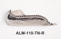 ALM-110-TN-R Cowboy Boot Tips Nickel Plated