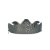 ALM-DRGHG-AP Heel Guards - Embossed Dragon Antique Pewter