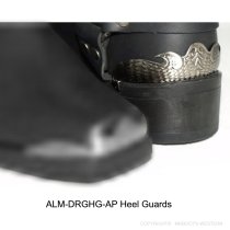 We carry boot tips, toe tips, heel guards, cowboy boot tips, cowboy boot heel guards and heel rands. We have over 30 styles of boot heel guards available starting at $12.00.