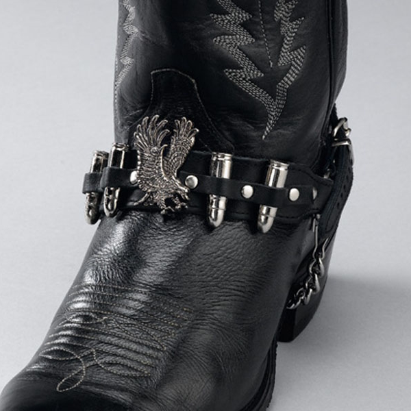 Boot Straps, Boot Chains and Boot Harnesses over 50 Styles available