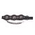 ALM-559-BL-JUMBO Boot Strap Black Leather, Black and Nickle Conchos