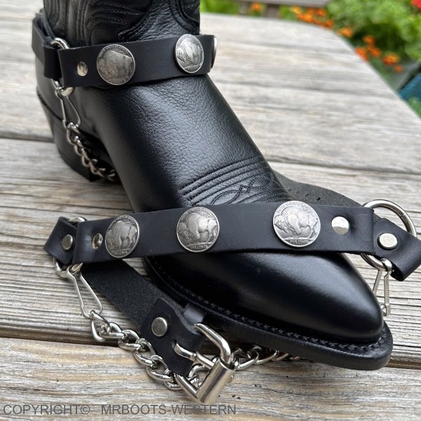 Boot Straps, Boot Chains and Boot Harnesses over 50 Styles available